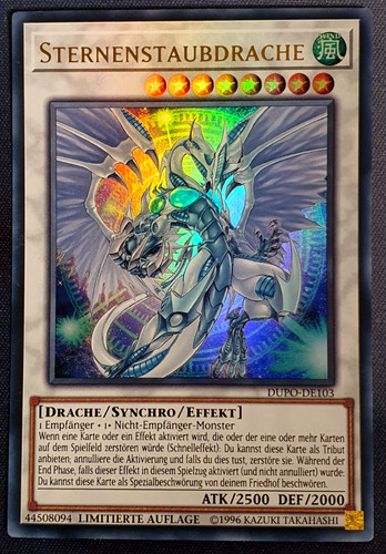 Sternenstaubdrache ultra rare - sternenstaubdrache,
